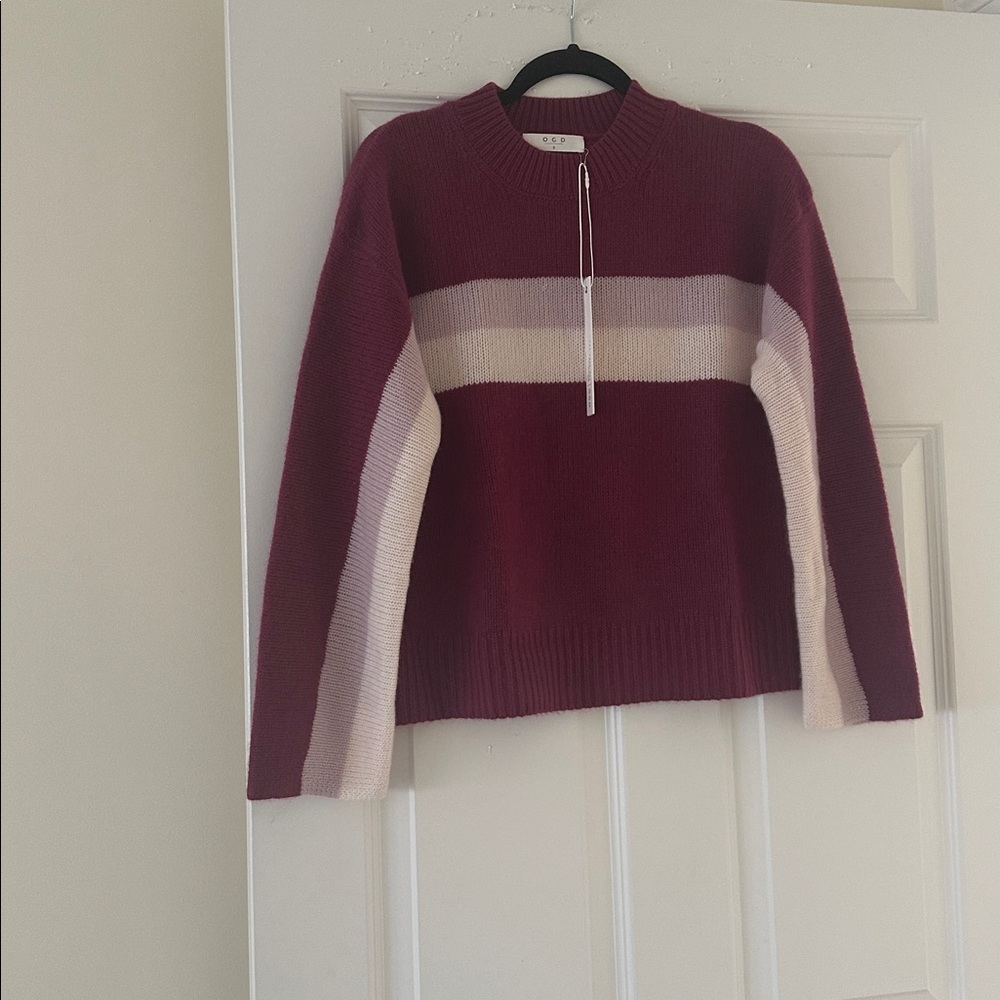 ONE GREY DAY Precision Knit 100% Crew Neck Cashmere Sweater BNWT (S)